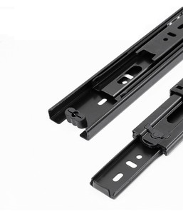 GQK Heavy Duty Undermounted Concealed Slide Full Extension <b>Kitchen</b> Cabinet Drawer Telescopic Runners Slides - Product Image 3
