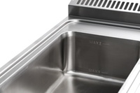 Matériel de restauration commerciale, chauffe-plats pour buffet, série 750, contrôle de température double, acier inoxydable, bain-marie électrique