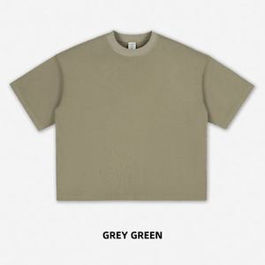 T-shirt Vintage da Uomo OEM in Cotone 100% Lavorato a Maglia Pesante 260 GSM, Vestibilità Ampia, Effetto Usurato, Stile Streetwear - Product Image 5