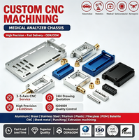 Boîtier de Précision Soudé en Aluminium 6063 Anti-Interférence Électromagnétique pour Analyseur Médical – Pièces de Machine d'Analyse Clinique Vétérinaire
