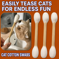 Jouet interactif pour chat en coton infusé de catnip, pour le nettoyage des dents et la consommation d'énergie