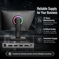 Monitor Gaming QHD 27 Inci 300Hz Fast IPS 2560x1440 Pasokan Massal untuk Arena Esports Warnet OEM Logo Kustom