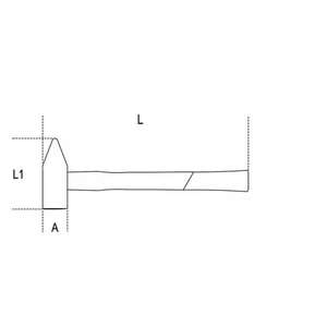 BETA - 013704700 Marteaux de mécanicien arbre en fibre, H-SAFE - EAN 8014230860503 OUTILS ATTACHÉS MARTEAUX ET CISEAUX - Product Image 4