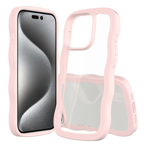 Cross-Biên Giới Cho Apple 16E Hai-Trong Một Cao Cấp Bảo Vệ Trường Hợp Đơn Giản Trong Suốt Sóng Cạnh Thiết Kế Cho <span class=keywords><strong>iPhone</strong></span> <span class=keywords><strong>7</strong></span> Cộng Với Ins Phong Cách - Product Image 1