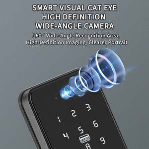 Tuya <span class=keywords><strong>4</strong></span> in 1 smart serratura porta intelligente con blocco telecomando intelligente tuya wifi biometrica serratura smart serratura maniglia lunga - Product Image 4