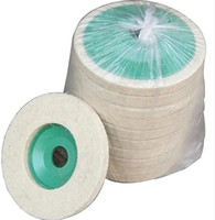 Vente directe d'usine outil abrasif laine feutre disque roue de polissage pour verre métal
