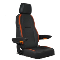 Siège capitaine marin en PVC 12V pour chaise de bateau confortable sans base de suspension sur piédestal