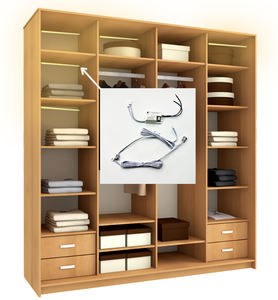 สวิตช์เซ็นเซอร์สัมผัสแบบเหนี่ยวนำอัจฉริยะ แรงดันสูง AC220V 50Hz 100W IP21 สำหรับตู้ ควบคุมด้วยท่าทางมือและการเคลื่อนไหว - Product Image 3