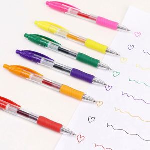 Customizable Gel <b>Pen</b> with Blue Red Purple Green Body <b>Colors</b> Durable Plastic Material 0.5mm and 0.7mm Sizes - Product Image 1