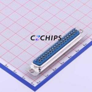 DS1033-37FUNSiSS-CT D-Sub/VGA Connector Connector Standard D-Sub Female 37P Solder Wire Type - Product Image 2