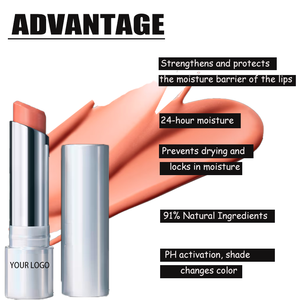 Échantillon gratuit Vente en gros <span class=keywords><strong>Baume</strong></span> à lèvres vegan teinté hydratant nourrissant en profondeur à base <span class=keywords><strong>de</strong></span> plantes pour lèvres sèches gercées et gercées - Product Image 3