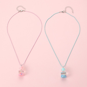 BELLEWORLD, venta al por mayor, gran oferta, collar de joyería personalizado para niños para <span class=keywords><strong>mejores</strong></span> amigas, niñas, 2 unids/set, collares para <span class=keywords><strong>mejores</strong></span> amigas - Product Image 5