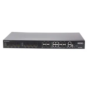 Ftth HiOSO EPON OLT 8ports Olt Single Power Fiber Optic Equipment 4pon 8pon Ftth Olt 1AC