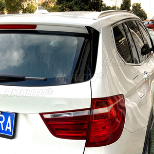 2Pcs Gloss Black Car Rear Window Side Spoiler Wing <b>Splitter</b> for BMW X3 F25 2011 2012-2017 Car Accessories - Product Image 5