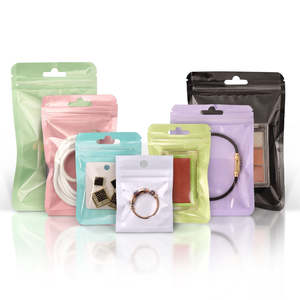 Özelleştirilebilir boyut logo şeffaf <span class=keywords><strong>Mini</strong></span> yeniden kullanılabilir düz 3 yan kapatılabilir paket s gökkuşağı Mylar ambalaj kapatılabilir paket üç taraflı kapatılabilir paket s - Product Image 2