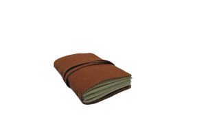Carnet de notes artisanal en cuir véritable vintage marron personnalisé, relié rustique, avec papier blanc pour hommes et femmes - Product Image 2