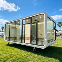 Capsule de loisirs préfabriquée moderne et respirante, maison conteneur mobile pour entrepôt, bureau, bâtiment et usage de loisirs