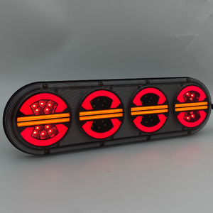 Luci Posteriori per Auto e Camion, Luci di Avvertimento Antiurto, Luci Lampeggianti per Bordi 12V-24V IP68 - Product Image 1