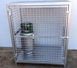 12X9kg GPL Australie Chargement 1000kg bouteilles de gaz empilables Cage chariot élévateur bouteille de gaz propane panier de stockage en métal Cage - Product Image 5