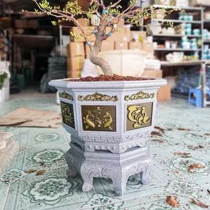 Yeni liste BH marka ev ürün sekizgen ABS plastik 59 santimetre bahçe ekici saksı kalıpları - Product Image 1