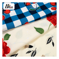 Robe et chemise pour femmes en crêpe froissé tissé en polyester et élasthanne super doux imprimé à l'or