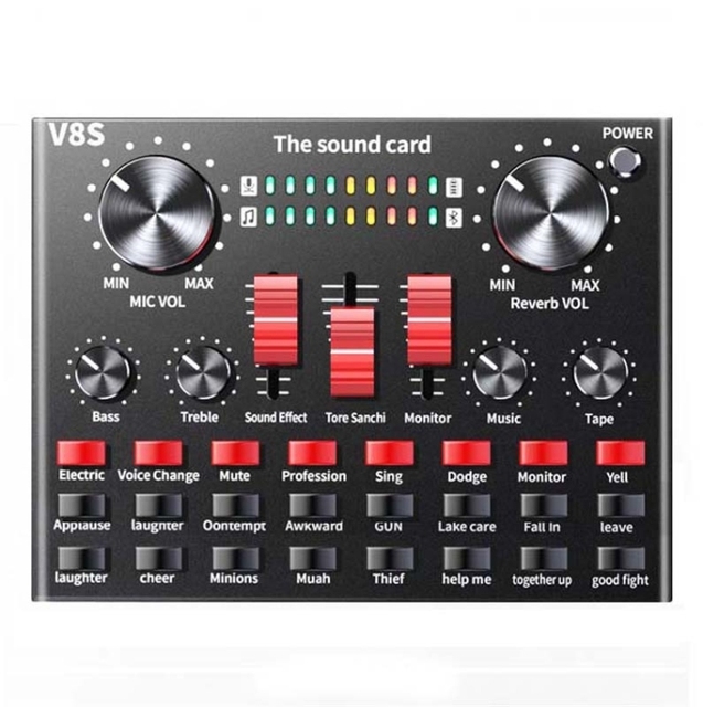 Dropshipping Voice Changer Live Broadcasting Wireless Sounds Card Device Mobile Phone Voice Changer