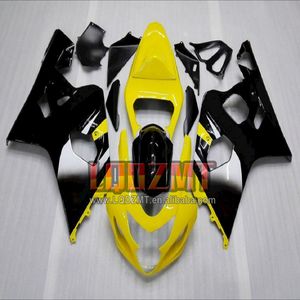 Corps d'injection pour SUZUKI GSX-R750 <span class=keywords><strong>GSXR</strong></span> <span class=keywords><strong>600</strong></span> 750 600CC <span class=keywords><strong>K4</strong></span> GSXR600 136No.14 <span class=keywords><strong>GSXR</strong></span>-<span class=keywords><strong>600</strong></span> GSXR750 04 05 2004 2005 Carénage jaune stock - Product Image 2