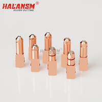 Halansm, Electrodo de Plata de Calidad Original China, Tipo Plasma, Larga Vida Útil, Boquilla 220629, Protector 220632, Ceniza Volcánica 220636
