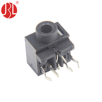 Connecteur Jack Audio Stéréo 3,5 mm PJ-317 5 Broches à Angle Droit pour Montage sur PCB Traversant