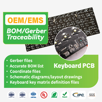 Teclado para Juegos, PCB, PCBA, Ensamblaje SMT, Fabricación de Ensamblaje de PCB, Proveedor Chino OEM Personalizado