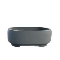 Pot de fleurs elliptique pour bonsaï