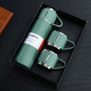 Usety 304 Double Wall taintainless Teel nnsulated ater acuum Pask ask IFT et With ne up Wo ID IFT Ox Water ottottle - Product Image 4