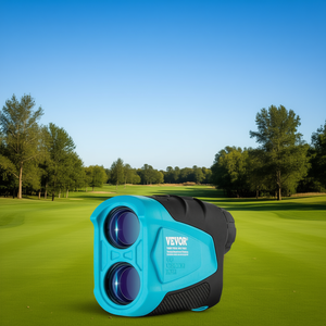 Telémetro de golf DB 1300 yardas, medidor de distancia láser con aumento de 6X y pantalla LCD para golf y caza, color azul - Product Image 2