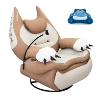 Fauteuil inclinable intelligent avec réglages réglables, siège de jeu de cinéma maison à commande vocale, fauteuil inclinable électrique avec port USB