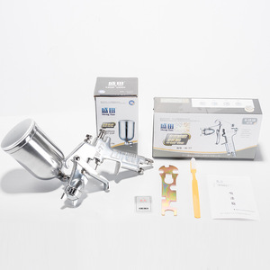 Pistolet à peinture Morita W-77, buse de 1,8 mm, alimentation par gravité, aluminium, décoration automobile et de meubles - Product Image 1
