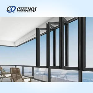 ChenQi Nouvelle Fenêtre de Balcon Intelligente Électrique en Aluminium, Fenêtre Pliante pour la Maison - Product Image 3