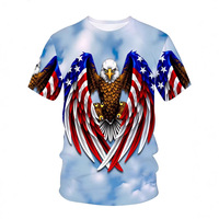 T-shirt pour homme en tricot avec impression par sublimation, motif lion, manches courtes, 100% polyester, respirant, vêtements décontractés d'été