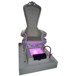 Sillón de Pedicura LED Blanco de Alta Gama con Lavabo, Estilo 2023, 5 Años de Garantía, Gran Venta, 10 Años de Garantía - Product Image 1