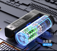 3 in 1 Smart Car Vacuum Cleaner Cordless Tire Inflator Automatic Tire Pump Inflation and Blow Tire Pressure Detection Air Pump