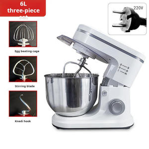 Batidora Eléctrica de Acero Inoxidable para Repostería con Soporte, Gancho Amasador y Carcasa de Plástico, Mezcladora de Alimentos OEM Transfronteriza para Hornear - Product Image 5