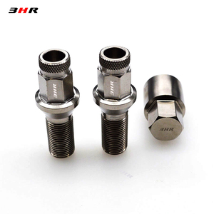 Tornillo de <span class=keywords><strong>rueda</strong></span> de titanio Gr5 3HR, M12 x 1,25x28mm, moledor estilo heptogonal para Fiat, <span class=keywords><strong>Peugeot</strong></span>, Citroen, etc. - Product Image 4