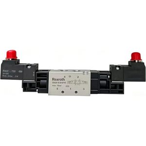 Vanne solénoïde pneumatique Rexroth 5/3 voies 24V DC 0820039016 Max 10 bars - Product Image 1