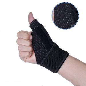 Protège-poignet <span class=keywords><strong>de</strong></span> <span class=keywords><strong>sport</strong></span> unisexe, attelle <span class=keywords><strong>de</strong></span> compression élastique pour le pouce, protection contre les entorses - Product Image 5