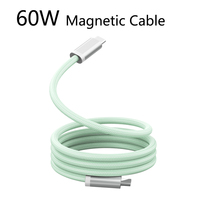 Cable Magnético USB C 2.0 de 60W Personalizado al por Mayor, Cable de Carga Rápida Tipo C a Tipo C de 480Mbps