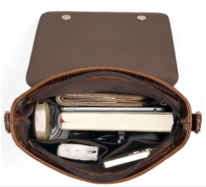 Sac bandoulière <span class=keywords><strong>homme</strong></span> en cuir véritable gaufré <span class=keywords><strong>tendance</strong></span>, sac messager de luxe à rabat motif crocodile pour <span class=keywords><strong>homme</strong></span>, vente en gros - Product Image 3