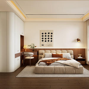 Armario Moderno Empotrado, Sistema <span class=keywords><strong>de</strong></span> Guardarropa Integrado, Muebles <span class=keywords><strong>de</strong></span> Dormitorio Personalizados para Toda la Casa, Armario <span class=keywords><strong>de</strong></span> Madera con Gran Capacidad <span class=keywords><strong>de</strong></span> Almacenamiento para Ropa - Product Image 3