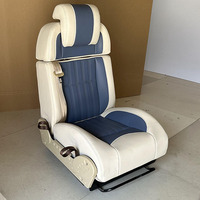 Hochwertiger Mikrofaser-Leder Wasserdichter Dreipunkt-Sicherheitsgurt Luxus-Sofa Autositz für Wohnmobile MPV Camper Van Wohnwagen