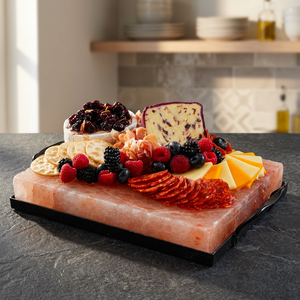 Bloc de sel de l'Himalaya raffiné de qualité supérieure, en forme ronde, pour cuisson et barbecue, technique sculptée, vente en gros - Product Image 1
