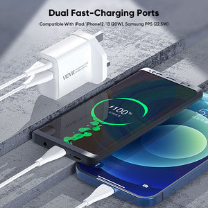 <span class=keywords><strong>Cargador</strong></span> de Pared <span class=keywords><strong>VIDVIE</strong></span> con Protección Completa PD 3.0, Puertos de Carga Rápida, 33W, Adaptador de Corriente USB <span class=keywords><strong>Tipo</strong></span> <span class=keywords><strong>C</strong></span> para Reino Unido - Product Image 5