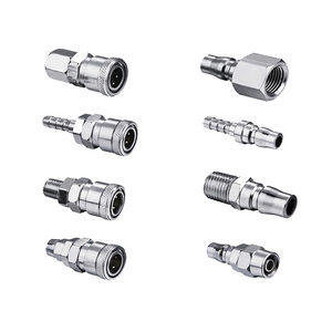1/8 "1/4" 1/2 "de <span class=keywords><strong>fer</strong></span> En Acier Inoxydable Pneumatique Raccord Rapide 1/4 Pneumatique Femelle/Mâle Rapide Coupleur - Product Image 2